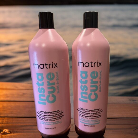 Matrix InstaCure Build A Bond Shampoo Conditioner 33.8 oz